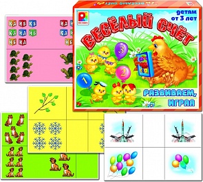 Настольная игра - Веселый счет (Игры Радуга, С-134sim)